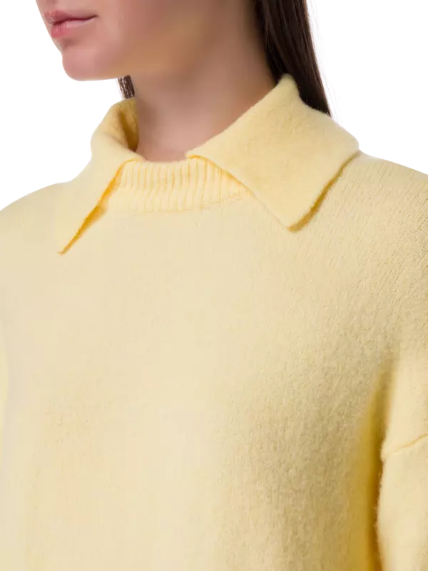 بلوفر دويه سهل الارتداء بفتحة رقبة مستديرة