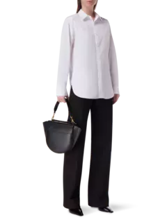 قميص من البوبلين الصديق للبيئة بفتحة تهوية