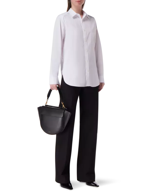 قميص من البوبلين الصديق للبيئة بفتحة تهوية