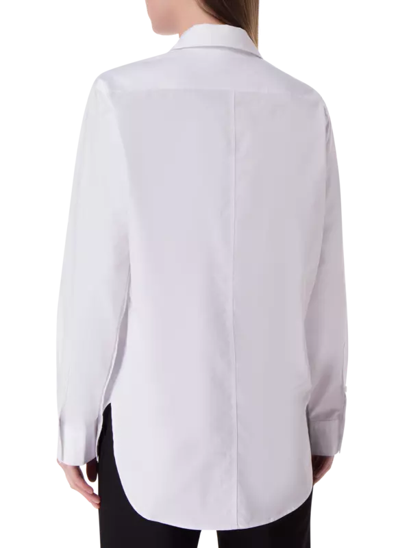 قميص من البوبلين الصديق للبيئة بفتحة تهوية