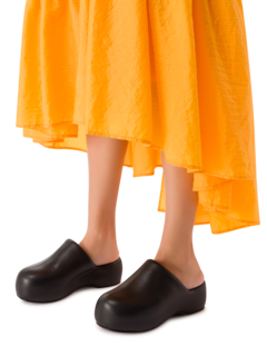 Vegan Faux Shearling Clog