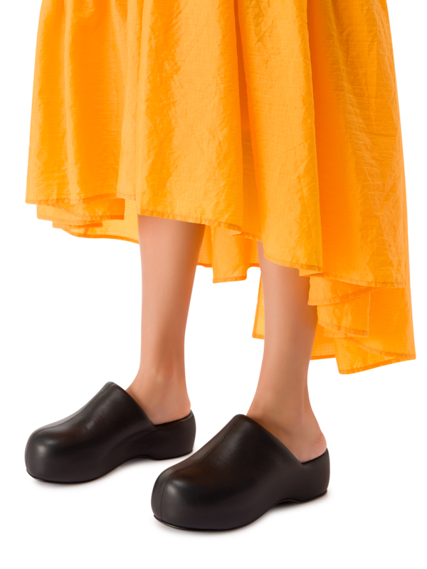 Vegan Faux Shearling Clog