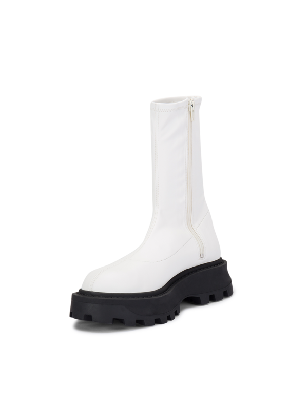 Vegan Scrambler Flat Boots