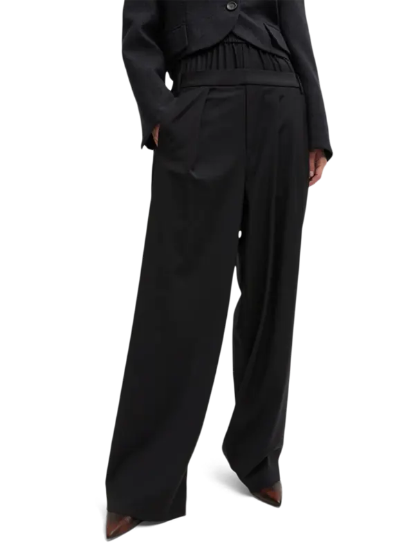 بنطال بوكسر بخصر مزدوج من الصوف الاستوائي المعاد تدويره