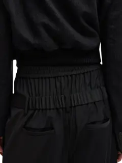 بنطال بوكسر بخصر مزدوج من الصوف الاستوائي المعاد تدويره