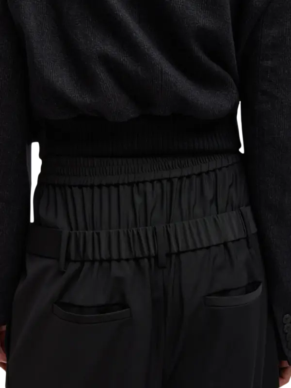 بنطال بوكسر بخصر مزدوج من الصوف الاستوائي المعاد تدويره