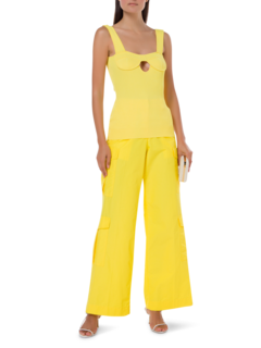 بلوزة فيزو محبوكة بدون أكمام