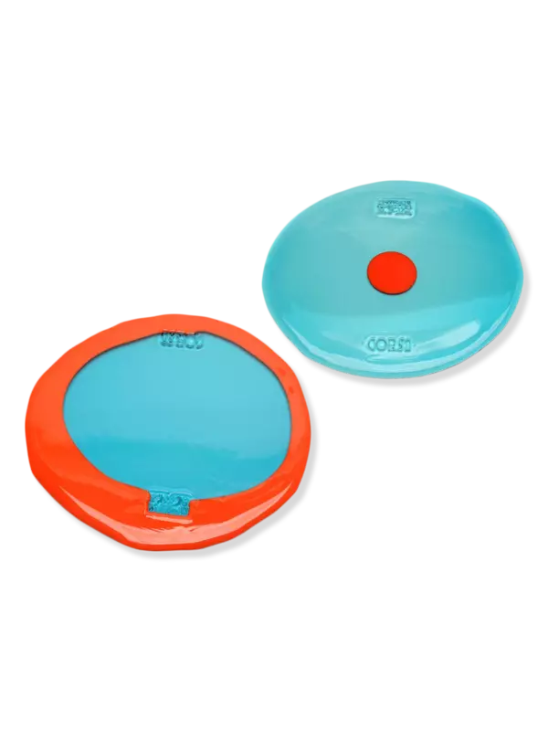 طقم حاملات أكواب من تصميم من جايتانو بيشي من مجموعة فيش ديزاين مكون من قطعتين