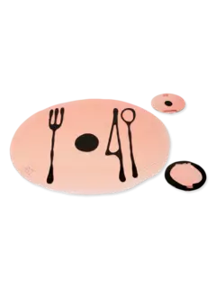 مفرش طاولة دائري من تصميم جيانتو فيشي من مجموعة فيش ديزاين