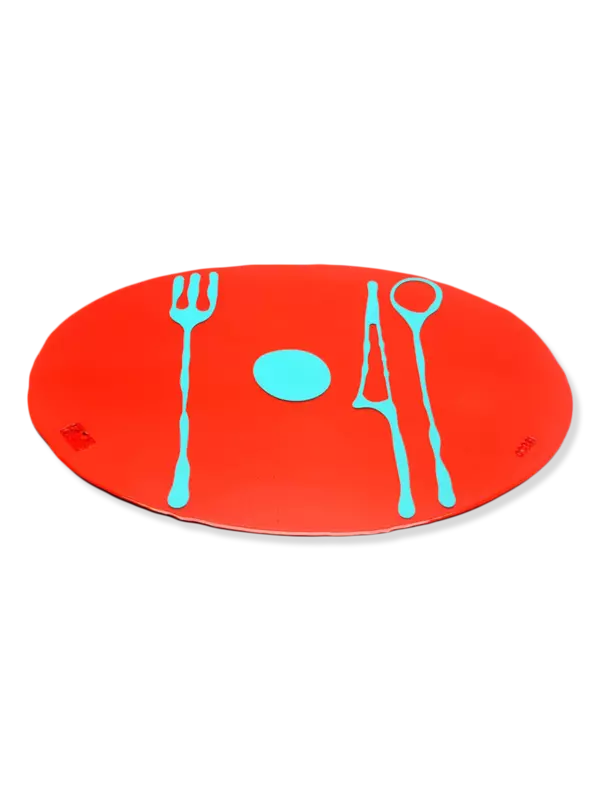 مفرش طاولة دائري من تصميم جيانتو فيشي من مجموعة فيش ديزاين