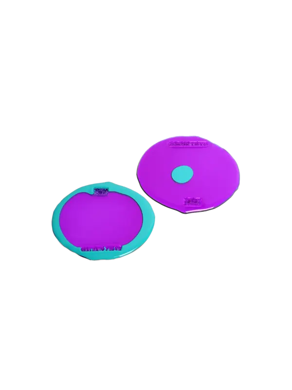 طقم قاعدة أكواب صغيرة من تشكيلة جايتانو بيشي من مجموعة فيش ديزاين، مكون من قطعتين