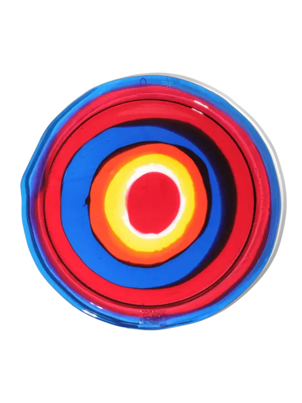 صينية دائرية إكسترا كولور من تشكيلة فيش ديزاين من جايتانو بيشي