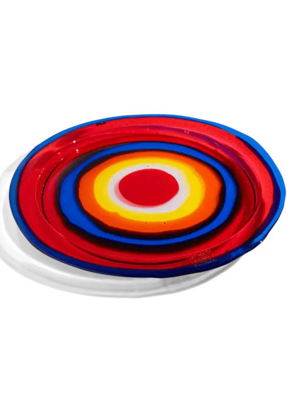 صينية دائرية إكسترا كولور من تشكيلة فيش ديزاين من جايتانو بيشي