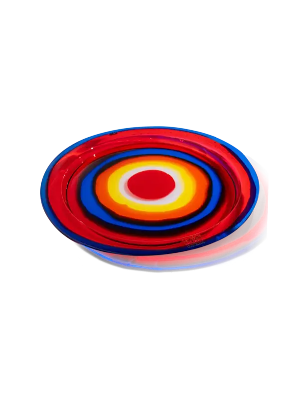 صينية دائرية إكسترا كولور من تشكيلة فيش ديزاين من جايتانو بيشي