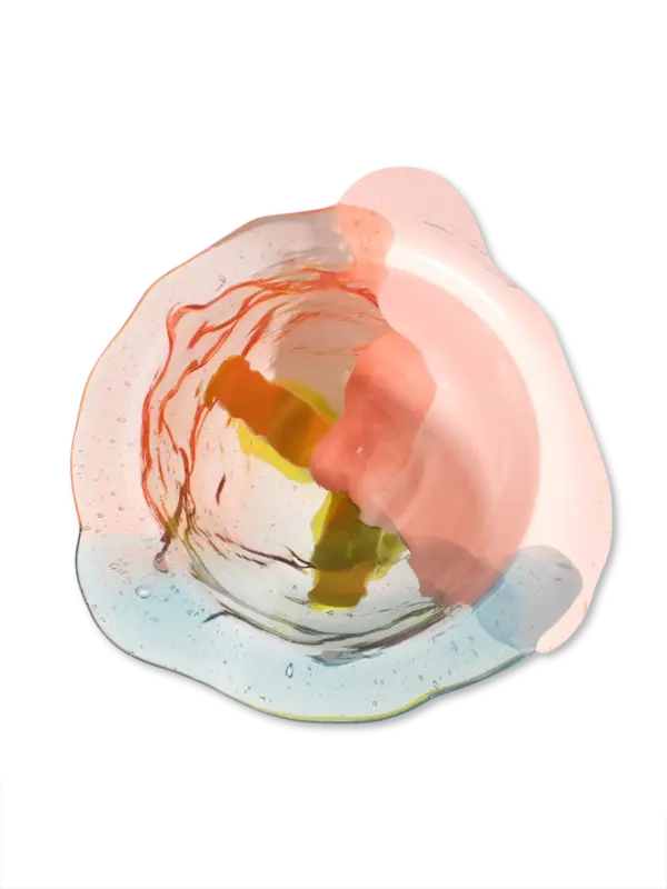 مزهرية أمازونا شفافة من تشكيلة فيش ديزاين من جايتانو بيشي