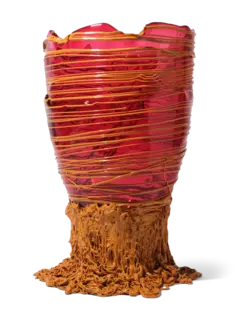 مزهرية سباغيتي شفافة من تصميم جايتانو بيشي من تشكيلة فيش ديزاين