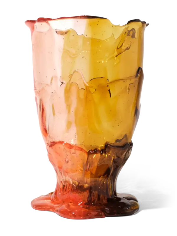 مزهرية مزدوجة كبيرة على شكل حرف C من تشكيلة فيش ديزاين من جايتانو بيشي