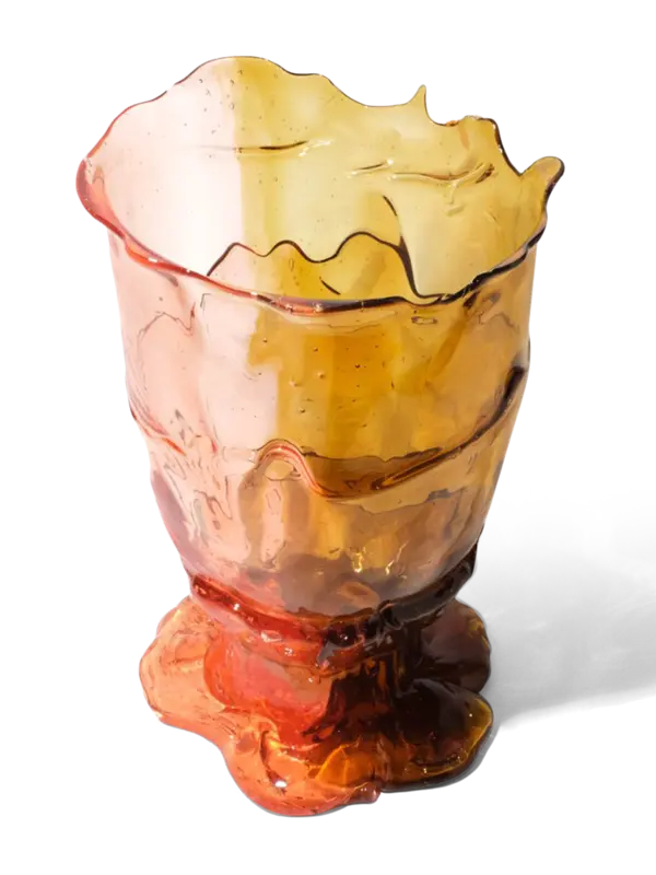 مزهرية مزدوجة كبيرة على شكل حرف C من تشكيلة فيش ديزاين من جايتانو بيشي