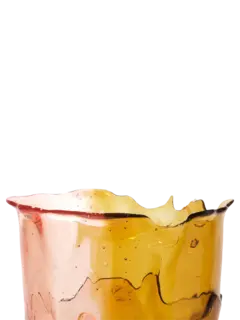 مزهرية مزدوجة كبيرة على شكل حرف C من تشكيلة فيش ديزاين من جايتانو بيشي