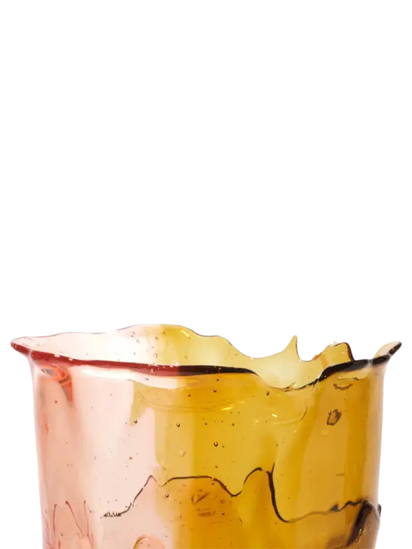 مزهرية مزدوجة كبيرة على شكل حرف C من تشكيلة فيش ديزاين من جايتانو بيشي