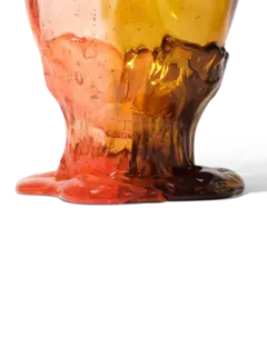 مزهرية مزدوجة كبيرة على شكل حرف C من تشكيلة فيش ديزاين من جايتانو بيشي