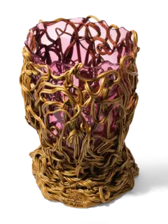 مزهرية سباغيتي سبيشال شفافة من تصميم جايتانو بيشي من تشكيلة فيش ديزاين