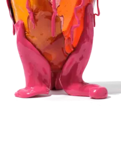 Fish Design By Gaetano Pesce Clear Special Vase Extra Color