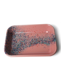 Pink Printed Serveware