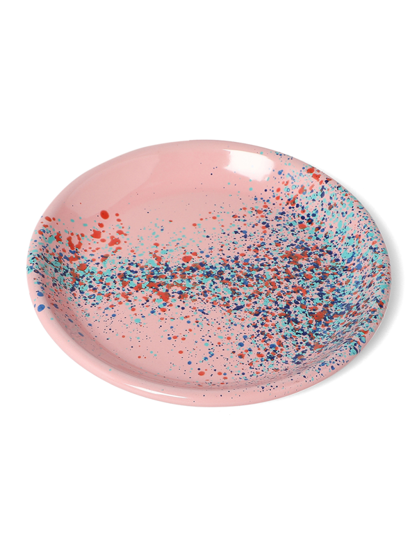 Pink Flow Fest Dessert Plate