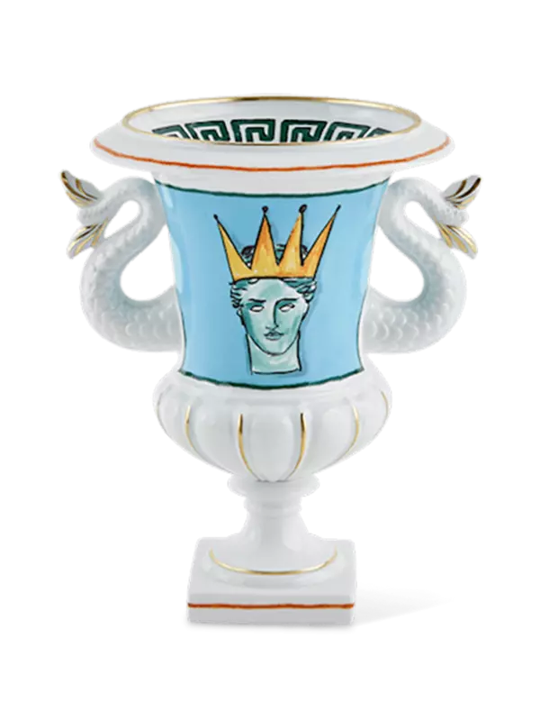 مزهرية ميديسو بمقابض بتصميم ذيل حورية البحر من مجموعة إل فياجيو دي نيتونو