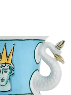 مزهرية ميديسو بمقابض بتصميم ذيل حورية البحر من مجموعة إل فياجيو دي نيتونو