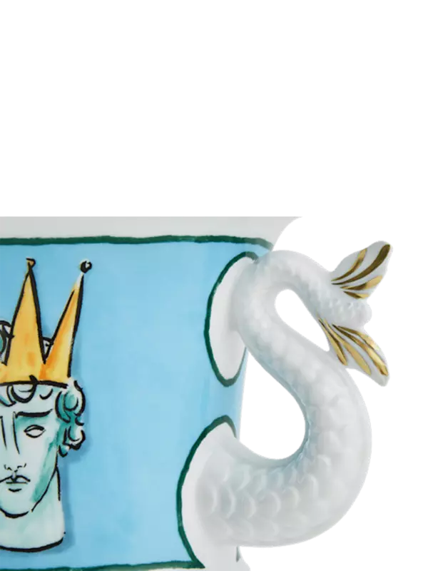 مزهرية ميديسو بمقابض بتصميم ذيل حورية البحر من مجموعة إل فياجيو دي نيتونو