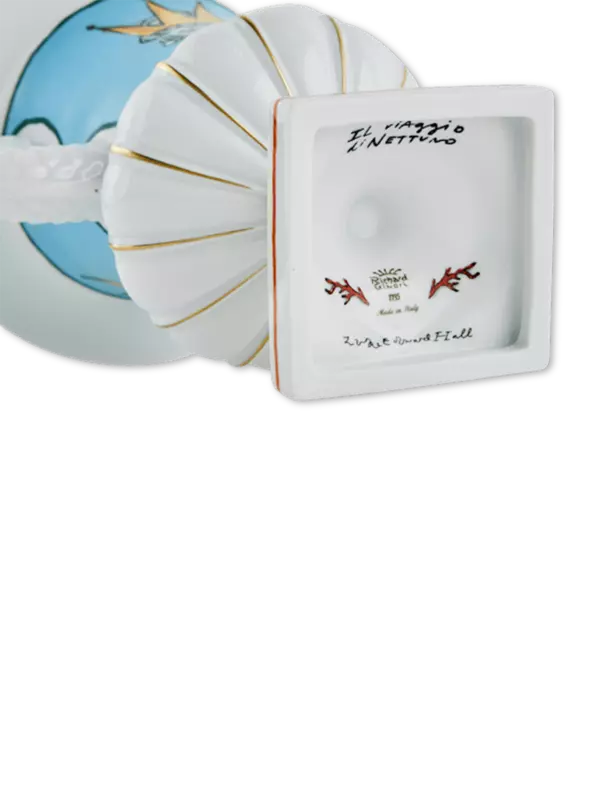 مزهرية ميديسو بمقابض بتصميم ذيل حورية البحر من مجموعة إل فياجيو دي نيتونو