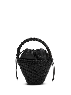 حقيبة توت فيول صغيرة من الجلد