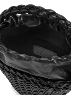 حقيبة توت فيول صغيرة من الجلد