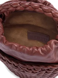 حقيبة توت فيول صغيرة من الجلد