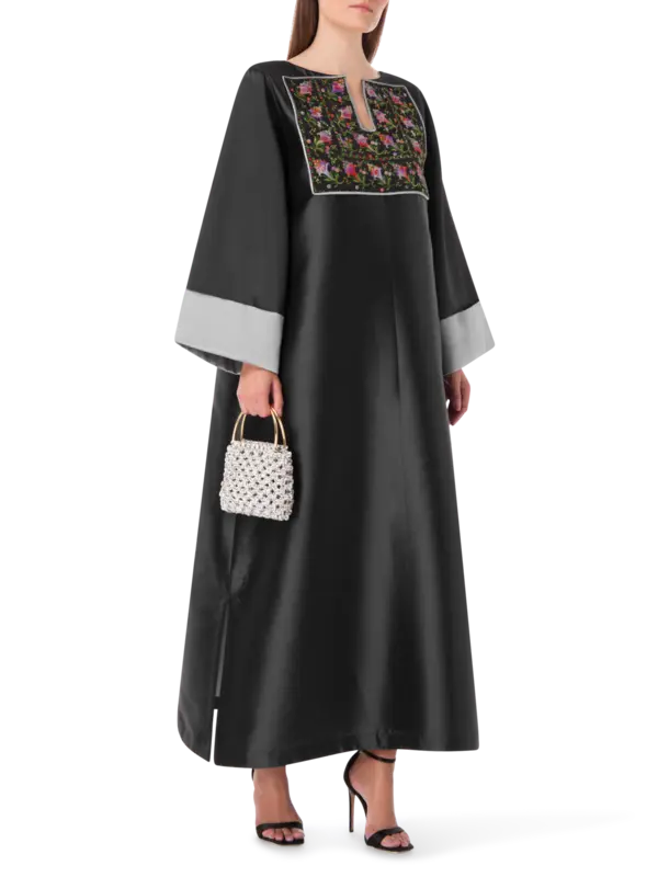 Flowers Embroidery Abaya