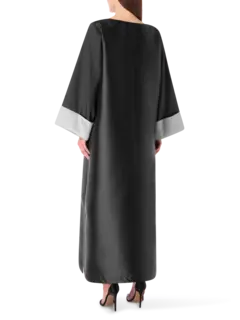 Flowers Embroidery Abaya
