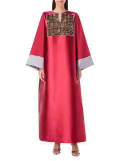 Flowers Embroidery Abaya