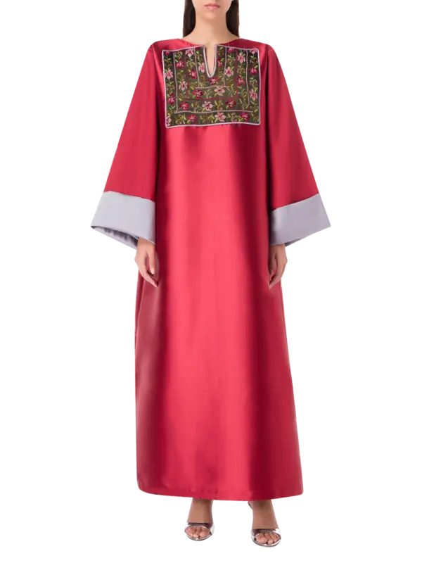 Flowers Embroidery Abaya