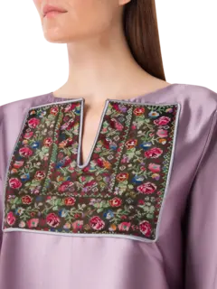 Flowers Embroidered Abaya