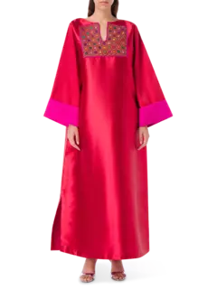 Flowers Embroidered Abaya