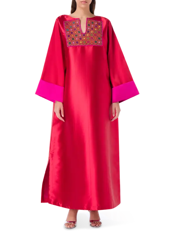 Flowers Embroidered Abaya