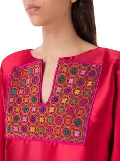 Flowers Embroidered Abaya