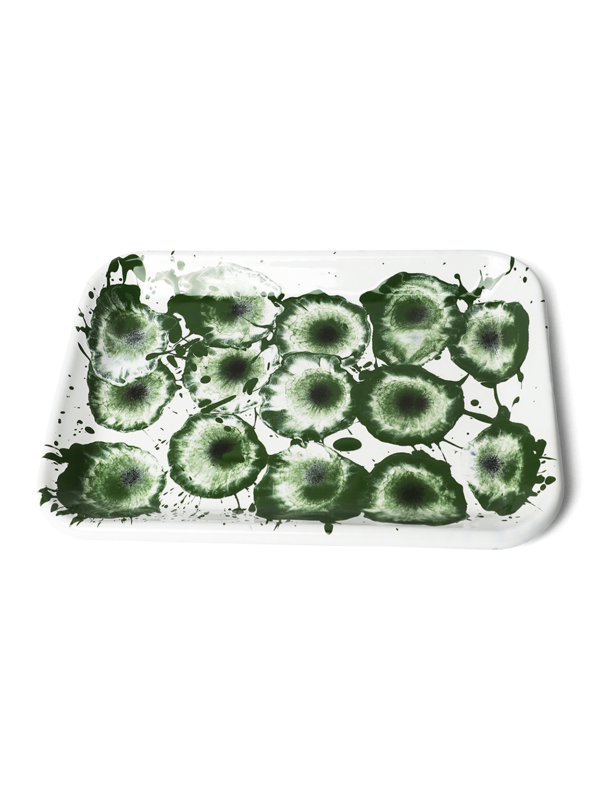 Green Printed Serveware