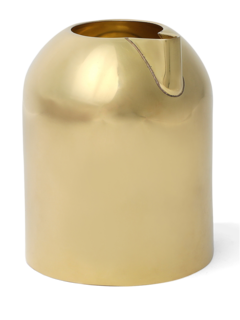 Golden Cylindrical Milk Jug