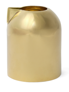 Golden Cylindrical Milk Jug
