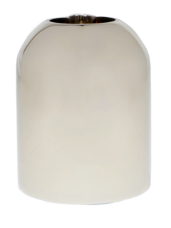 Cylindrical Silver Milk Jug