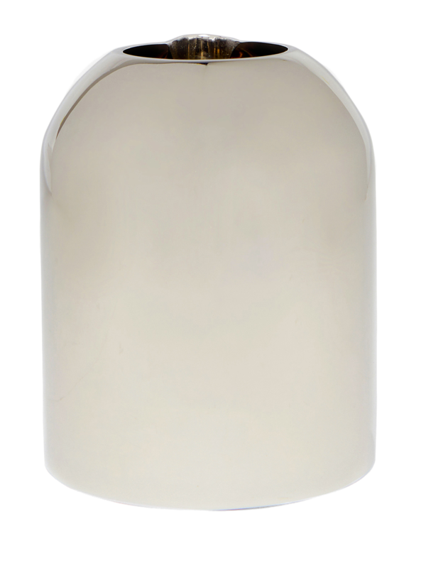 Cylindrical Silver Milk Jug