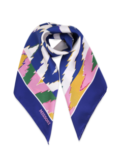Multi-colored Asymmetric Design Scarf